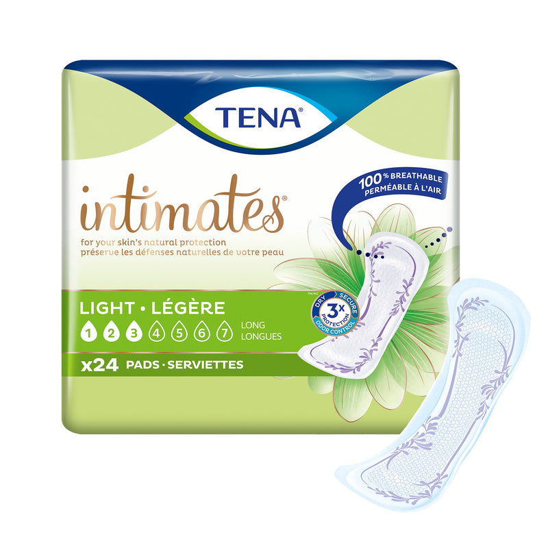 Tena® Intimates™ Ultra Thin Light Long Bladder Control Pad, 10-Inch Length
