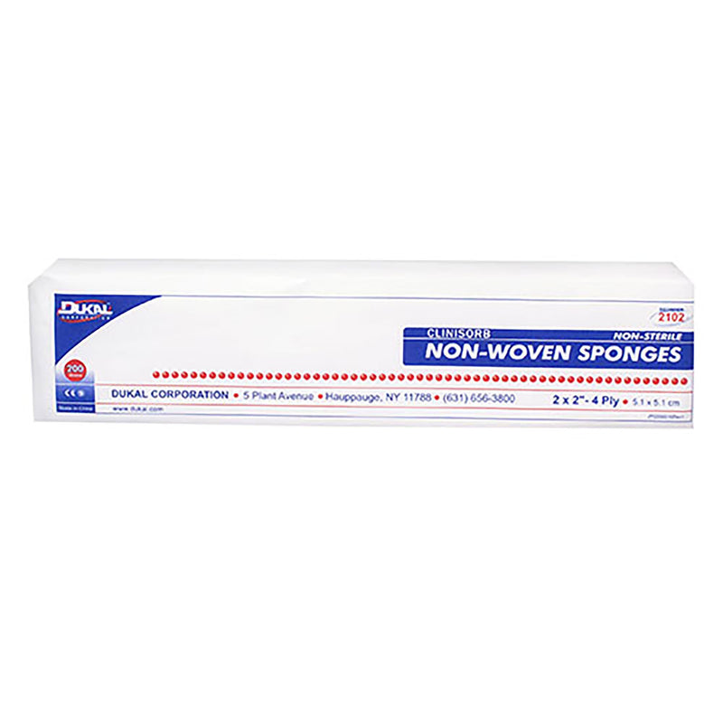 Clinisorb NonSterile Nonwoven Sponge, 2 x 2 Inch