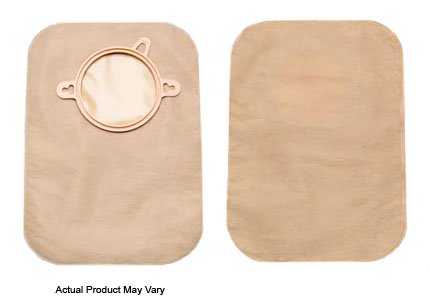 New Image™ Closed End Beige Urostomy Pouch, 1¾ Inch Flange