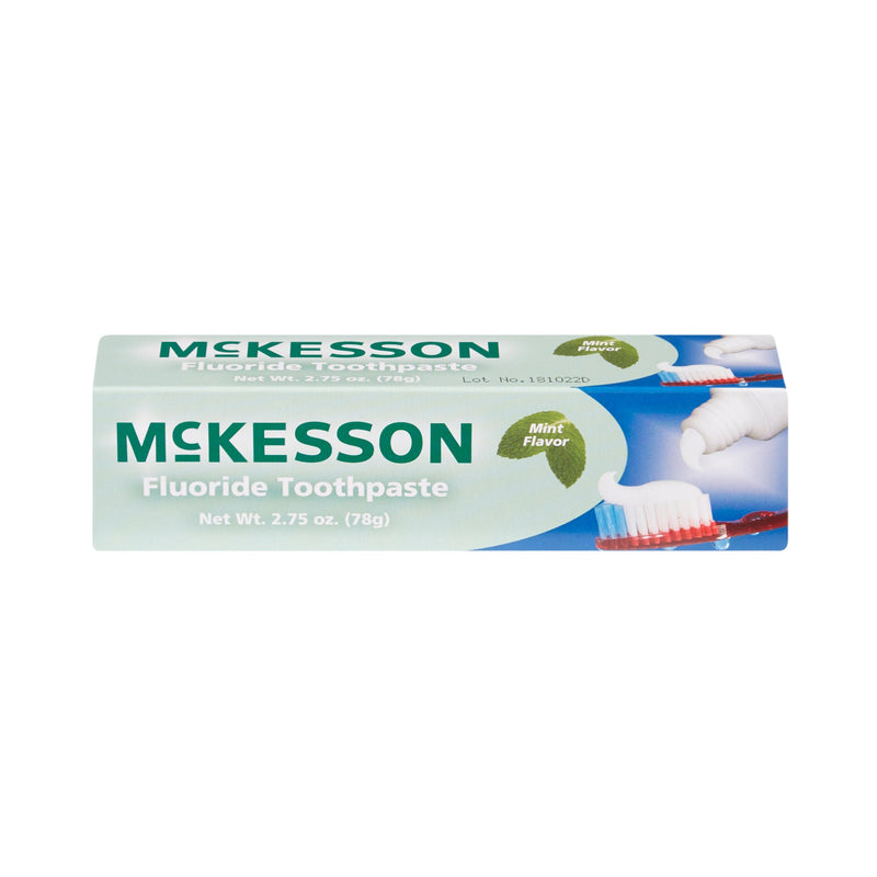 McKesson Toothpaste, Mint Flavor, Tube, 2.75 oz