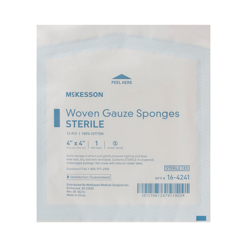 McKesson Sterile Gauze Sponge, 4 x 4 Inch