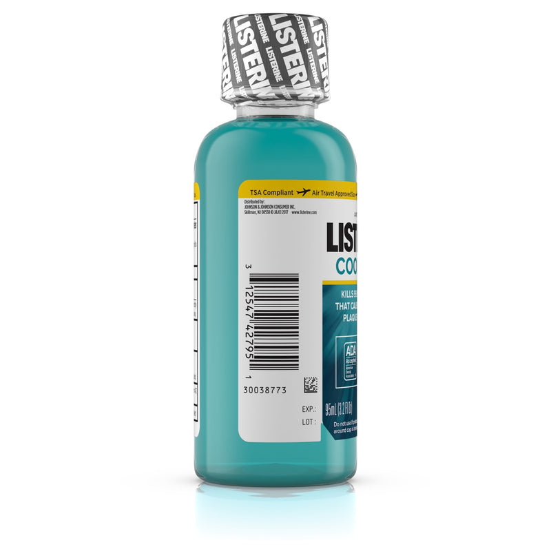 Listerine® Cool Mint® Antiseptic Mouthwash, 3.2 oz. Bottle