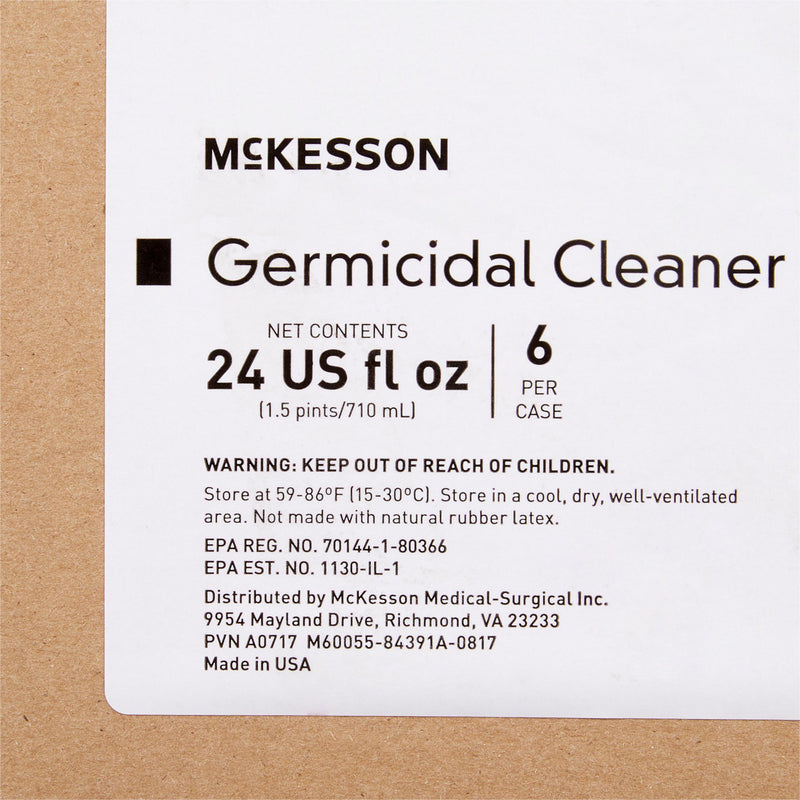 McKesson Germicidal Surface Disinfectant Cleaner, 24 oz. Trigger Spray Bottle