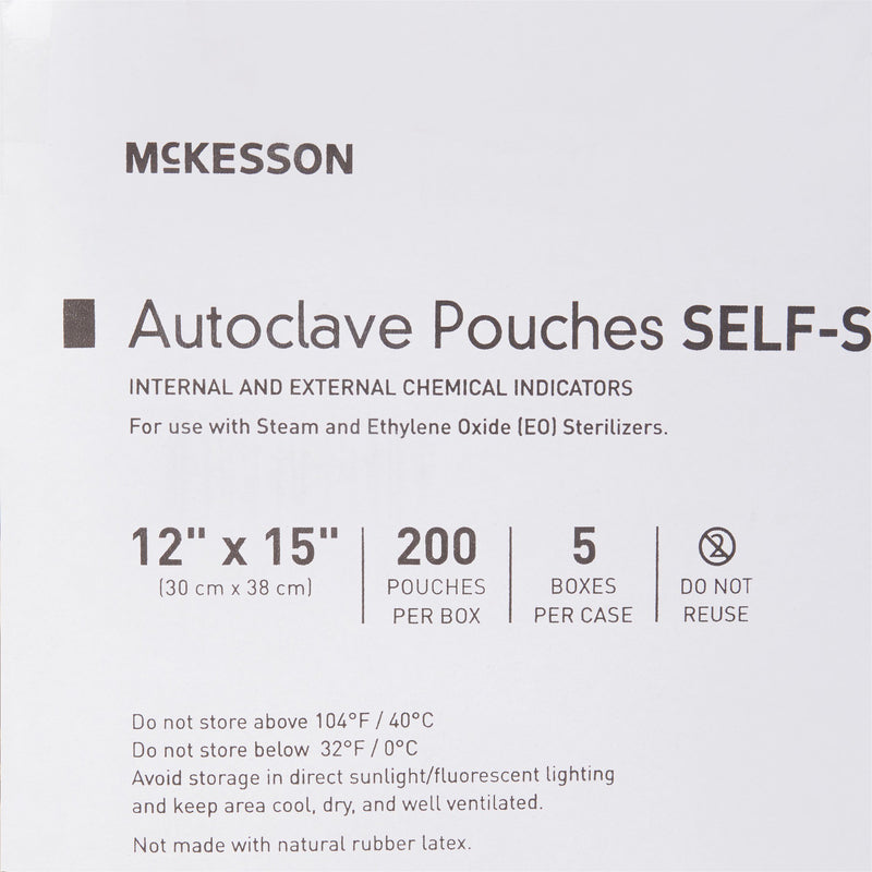 McKesson Sterilization Pouch, 12 x 15 Inch