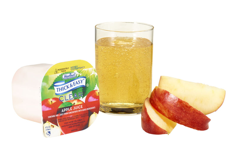 Thick & Easy® Clear Honey Consistency Apple Thickened Beverage, 4-ounce Cup