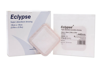 Eclypse® Super Absorbent Wound Dressing, 4 x 4 Inch