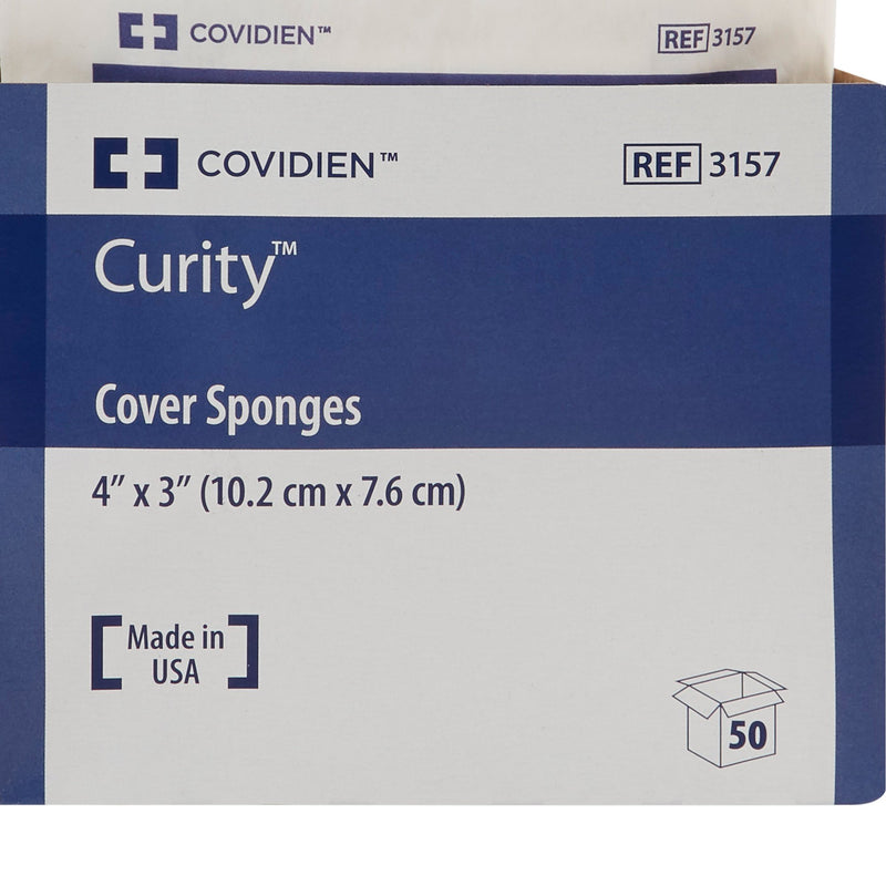 Curity™ Sterile Nonwoven Sponge, 3 x 4 Inch