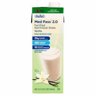 Med Pass® 2.0 Vanilla Oral Supplement, 32 oz. Carton
