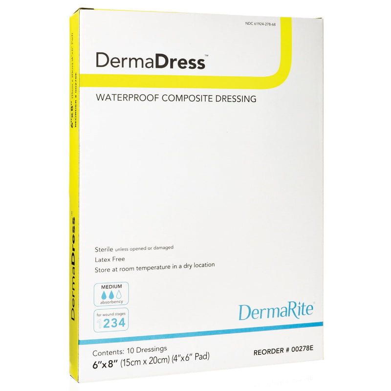 DermaDress® Composite Dressing, 6 x 8 inch