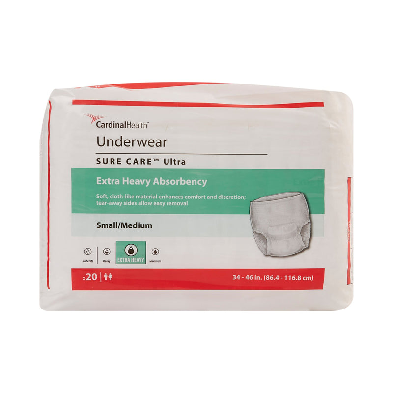 Sure Care™ Ultra Extra Heavy Absorbent Underwear, Medium