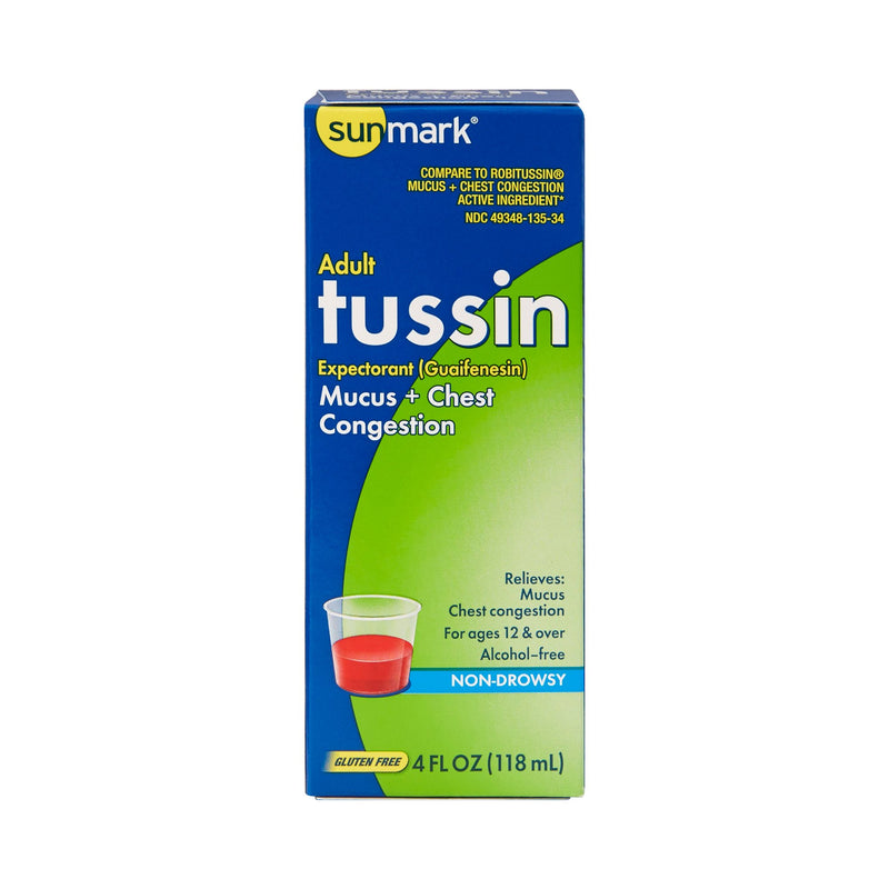 sunmark® Guaifenesin Cold and Cough Relief