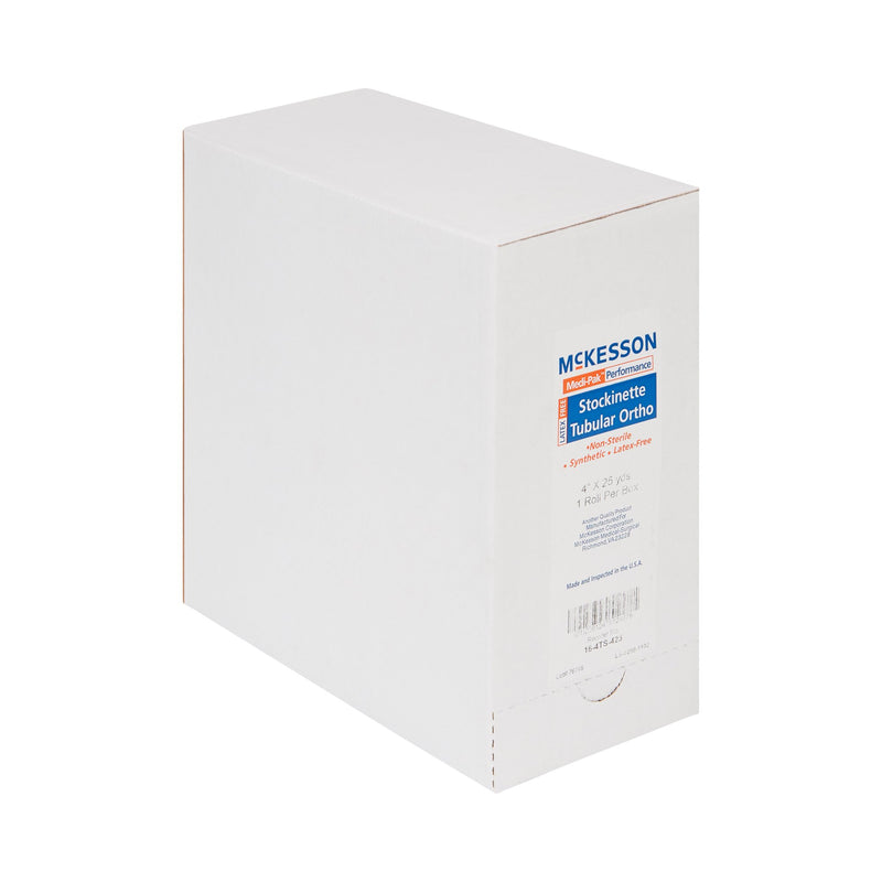 McKesson White Polyester Tubular Stockinette, 4 Inch x 25 Yard