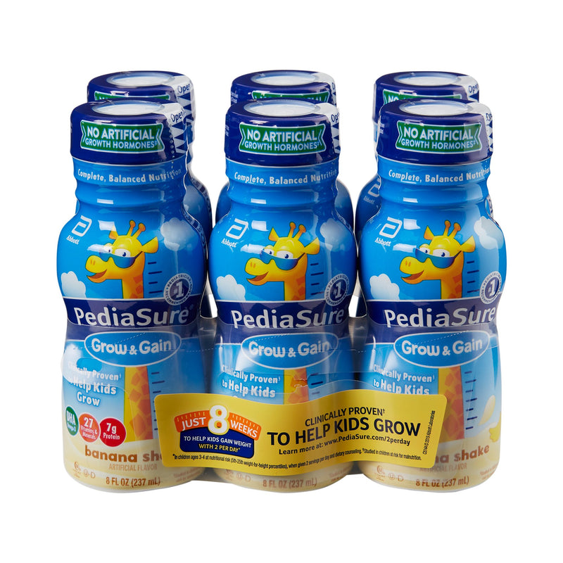 PediaSure® Grow & Gain Banana Pediatric Oral Supplement, 8 oz. Bottle