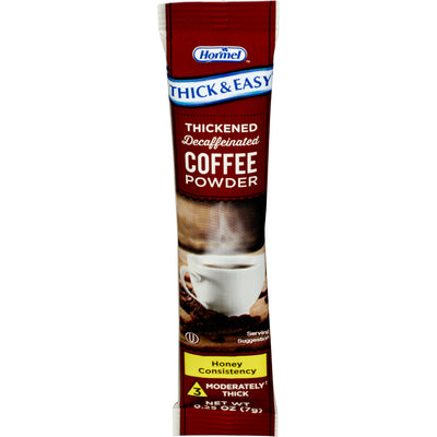 Thick & Easy® Honey Consistency Coffee Thickened Decaffeinated Beverage, 7-gram Packet