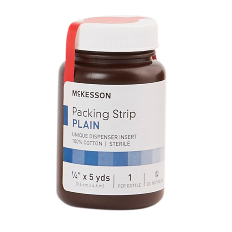 McKesson Nonimpregnated Wound Packing Strip, ¼ Inch x 5 Yard