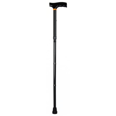 McKesson T-Handle Foldable Cane, Black