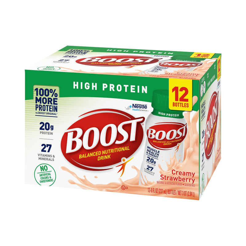 Boost® High Protein Strawberry Oral Supplement, 8 oz. Bottle