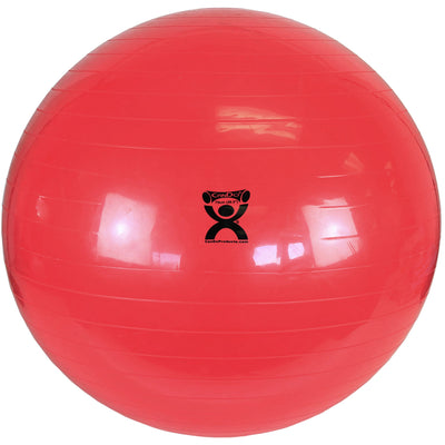 CanDo® Inflatable Exercise Ball, Red, 30 Inches