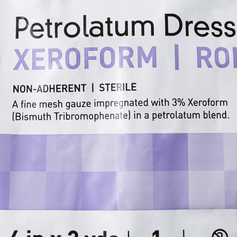 McKesson Xeroform® Petrolatum Dressings, 4 Inch x 3 Yard