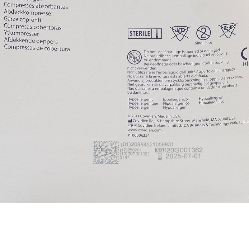 Curity™ Sterile Nonwoven Sponge, 3 x 4 Inch