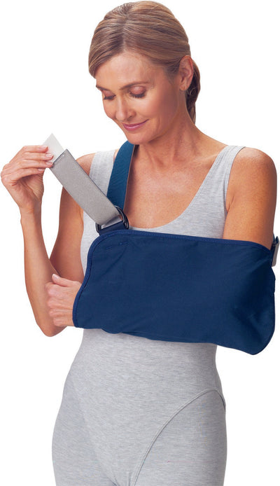 ProCare® Unisex Navy Blue Cotton / Polyester Arm Sling, Extra Large