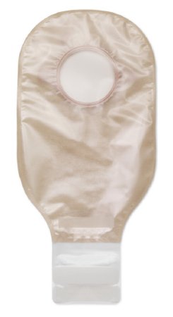 New Image™ Two-Piece Drainable Ultra Clear Ostomy Pouch, 12 Inch Length, 1¾ Inch Stoma