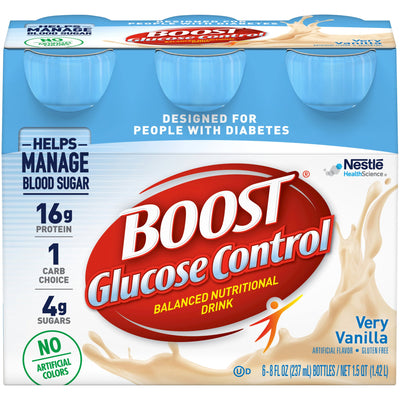 Boost® Glucose Control Vanilla Oral Supplement, 8 oz. Bottle