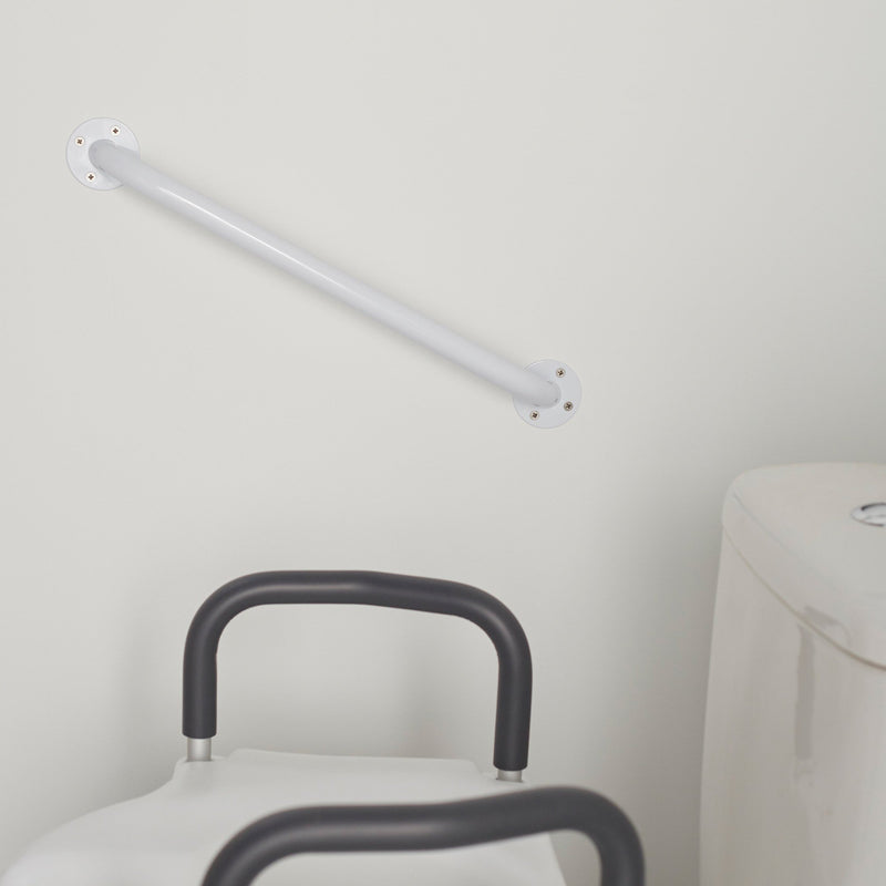 McKesson Wall Grab Bar, White Steel, 18-Inch Length