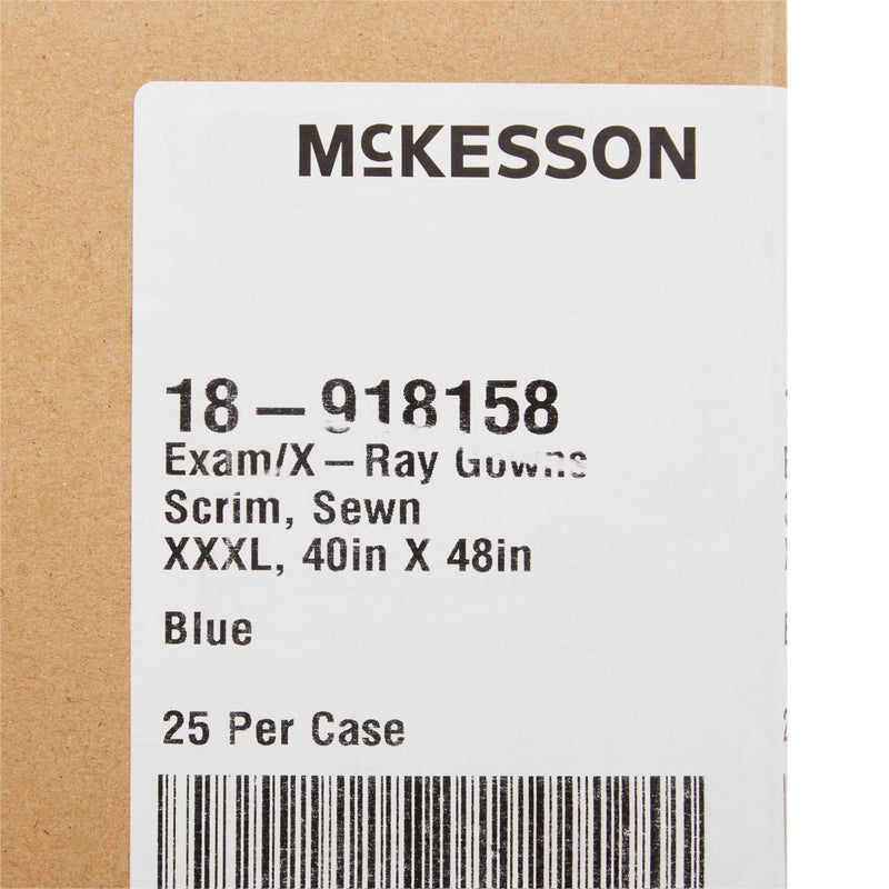 McKesson Patient Exam Gown, 3X-Large