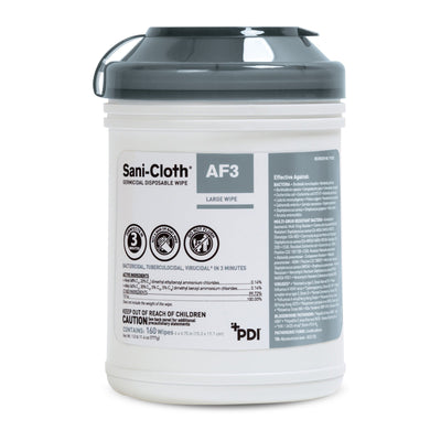 Sani-Cloth® AF3 Surface Disinfectant Cleaner Wipe, Large Canister