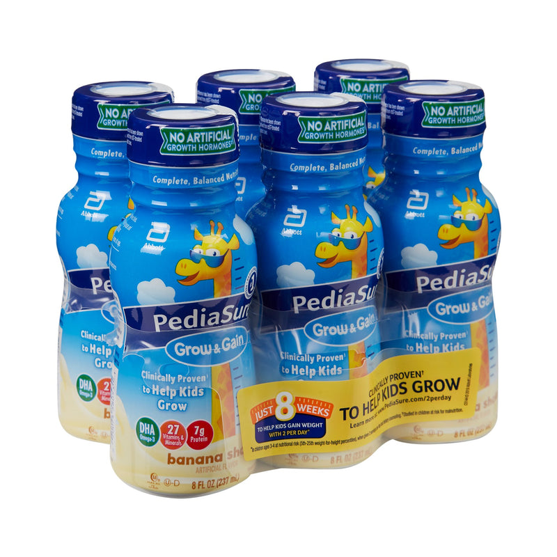 PediaSure® Grow & Gain Banana Pediatric Oral Supplement, 8 oz. Bottle