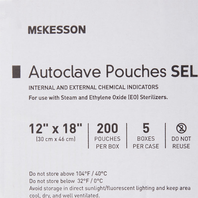 McKesson Sterilization Pouch, 12 x 18 Inch