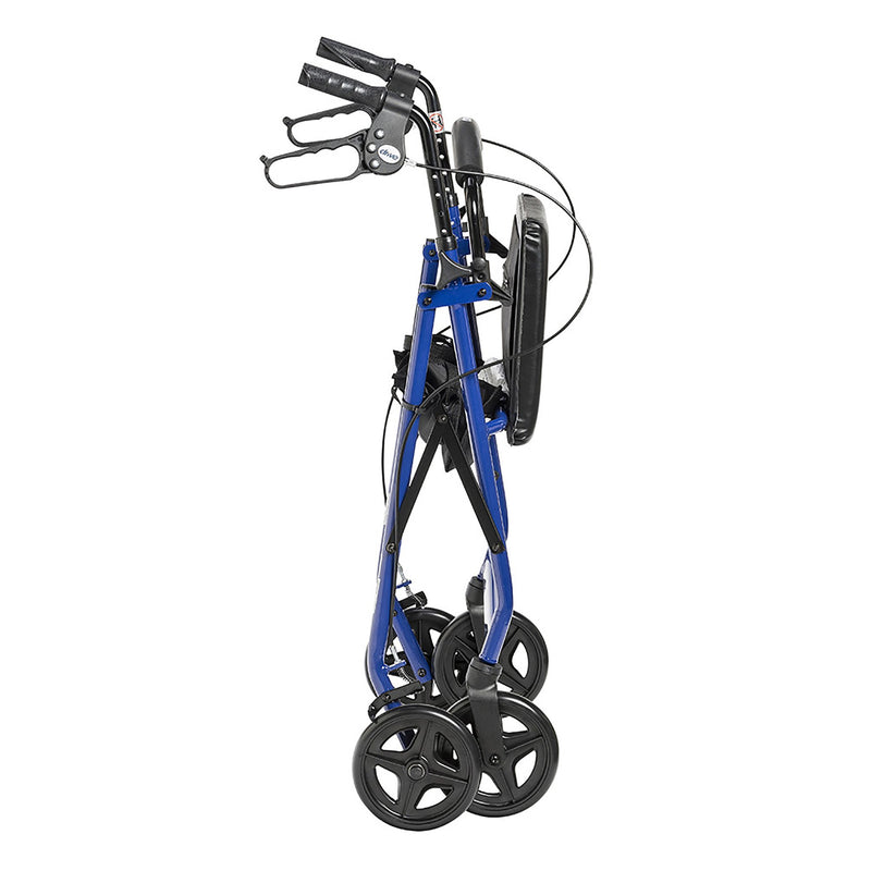 drive™ 4 Wheel Rollator, Blue