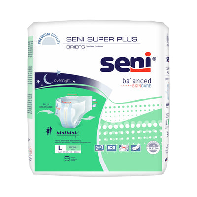 Seni® Super Plus Heavy to Severe Absorbency Incontinence Brief, Large