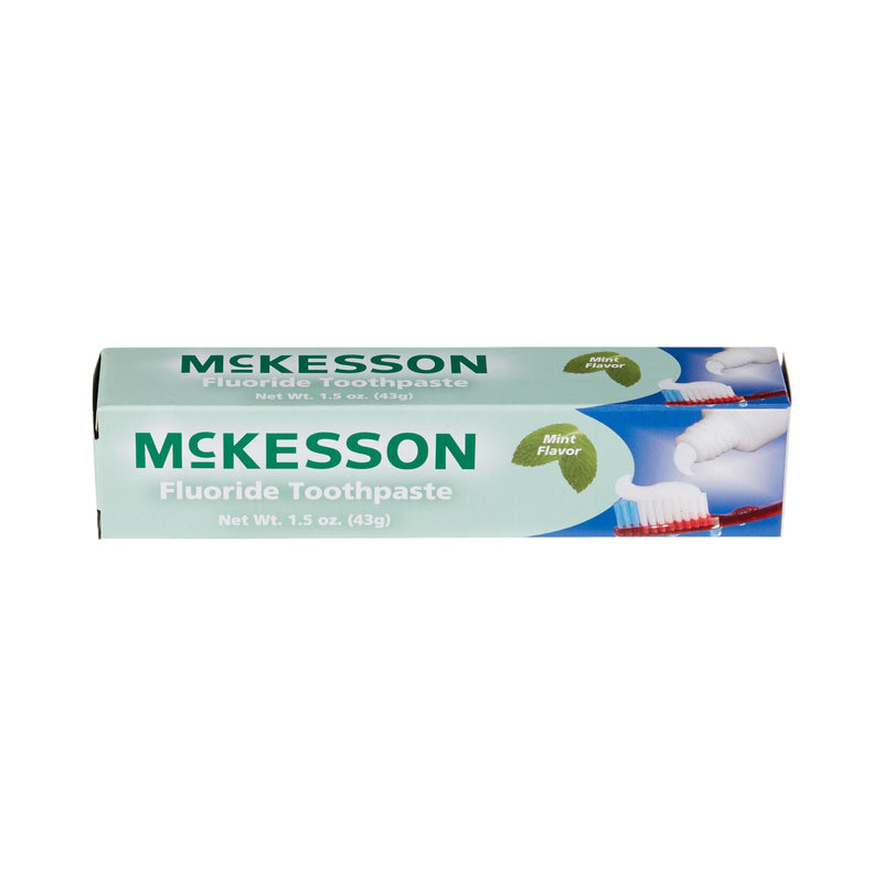 McKesson Toothpaste, Mint Flavor, Tube, 1.5 oz