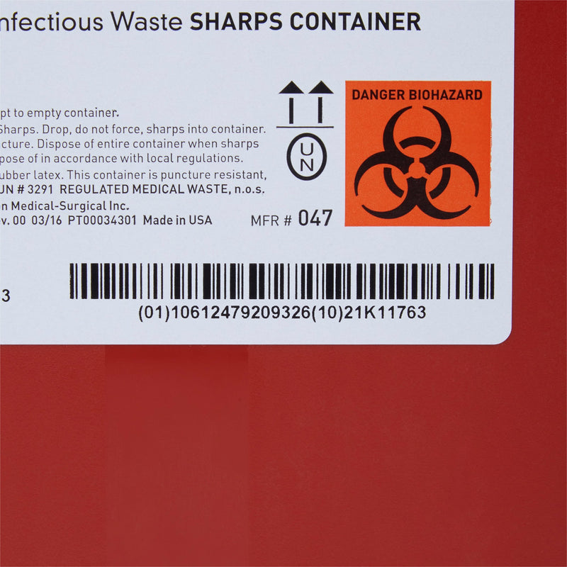 McKesson Prevent® Sharps Container, 2 Gallon