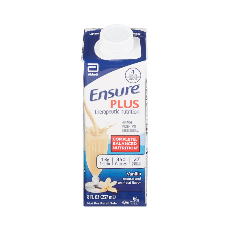 Ensure® Plus Vanilla Oral Supplement, 8 oz. Carton