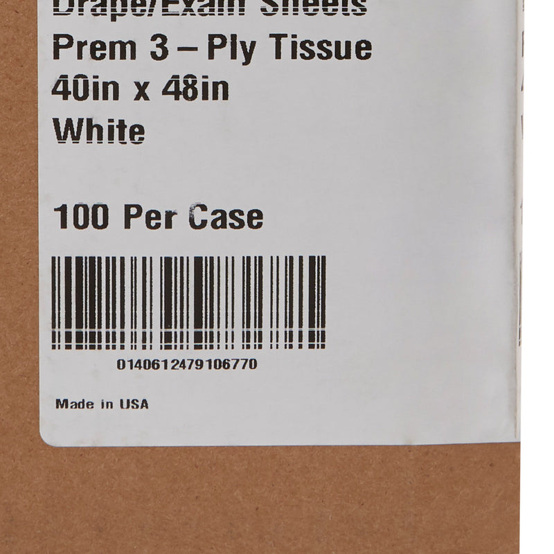 McKesson Nonsterile Physical Exam General Purpose Drape, 40 W x 48 L Inch