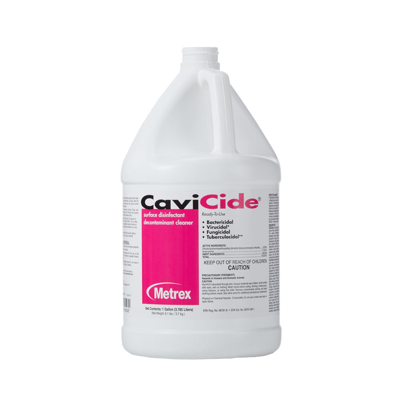 CaviCide Surface Disinfectant Cleaner, Alcohol Based, 1 Gal Jug, Non-Sterile