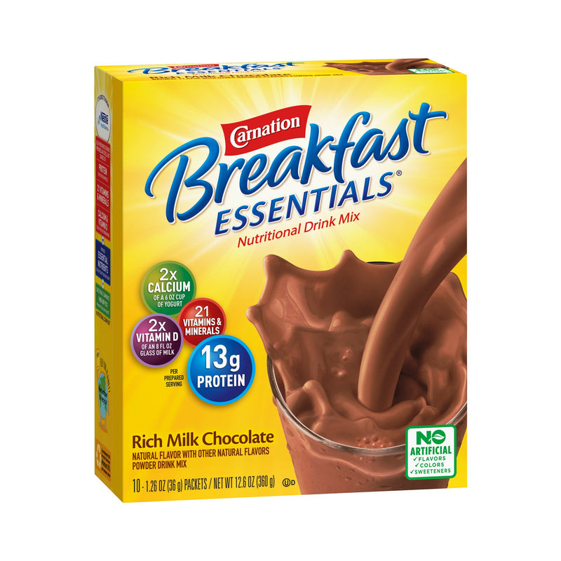 Carnation Breakfast Essentials® Chocolate Oral Supplement, 1.26 oz. Packet