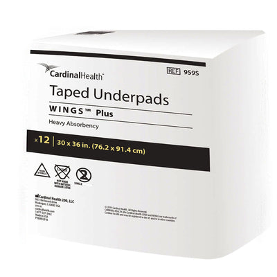 Wings™ Specialty Heavy Absorbency Underpad, 30 x 36 Inch