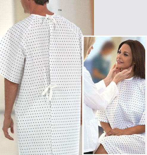 Fashion Seal Uniforms Patient Exam Gown