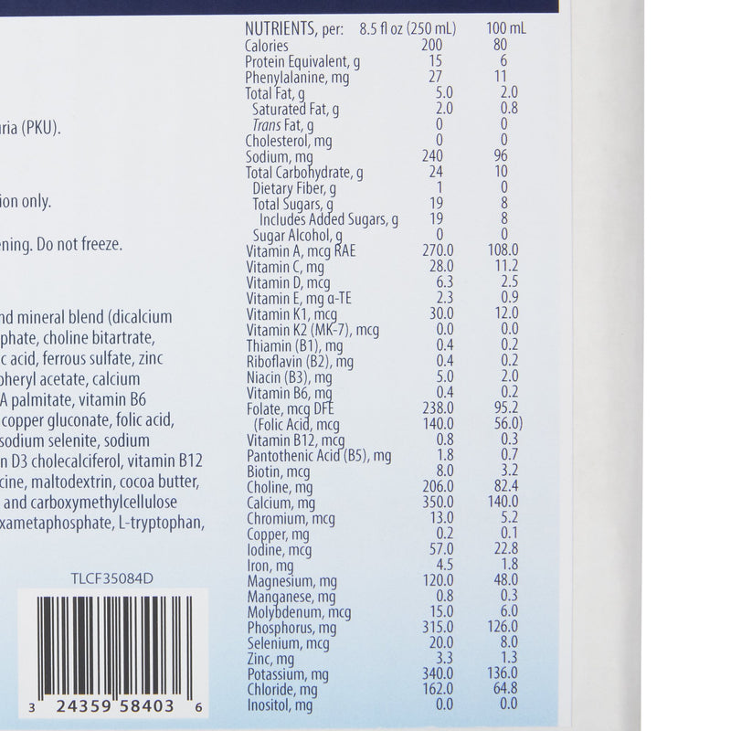 Glytactin RTD 15 PKU Oral Supplement, 8.5 oz. Carton