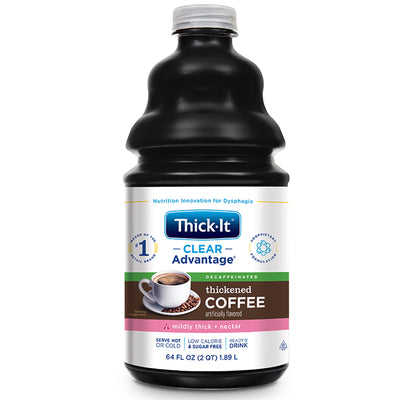 Thick-It® Clear Advantage® Nectar Consistency Coffee Thickened Decaffeinated Beverage, 64-ounce Bottle