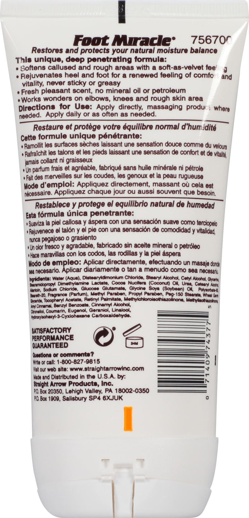 Foot Miracle® Therapeutic Cream, 6 oz. Tube