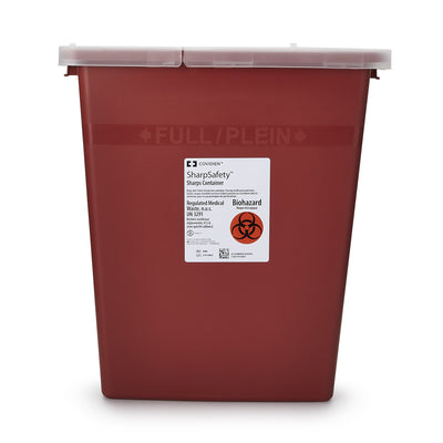 SharpSafety™ Multi-purpose Sharps Container, 17½ x 15½ x 11 Inch