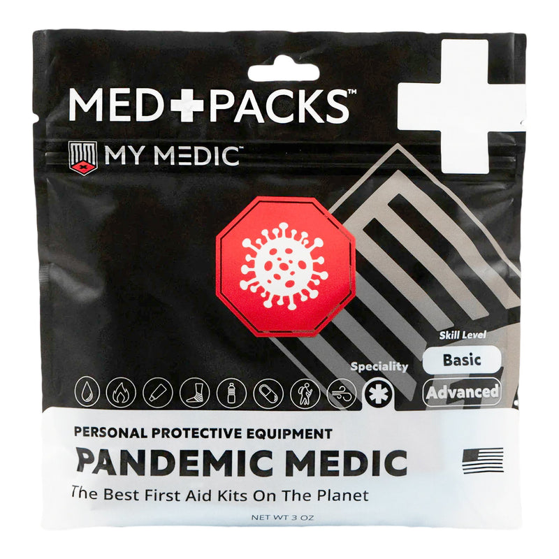 My Medic Med Packs Pandemic Personal Protective Equipment Kit in Portable Pouch