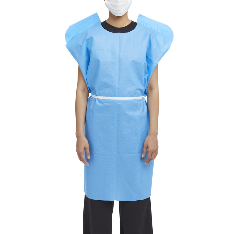 McKesson Patient Exam Gown, Blue