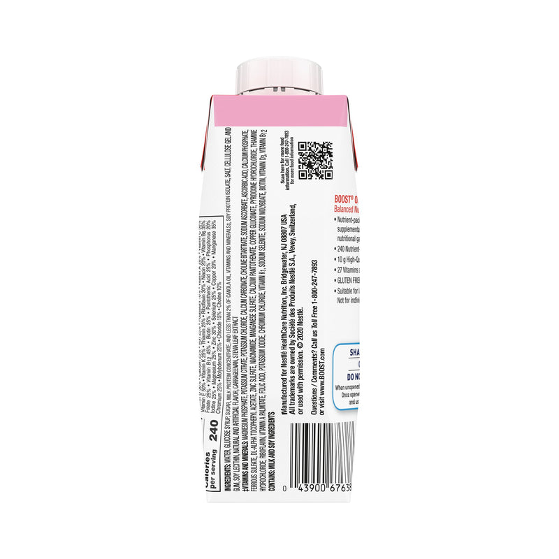 Boost® Original Strawberry Oral Supplement, 8 oz. Carton