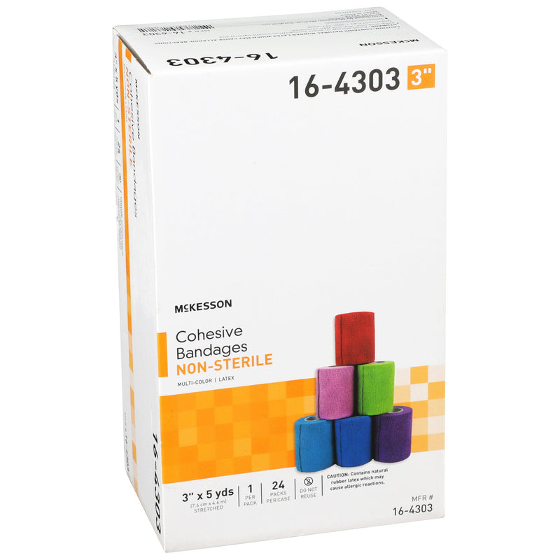 McKesson Self-adherent Closure Cohesive Bandage, 3 Inch x 5 Yard